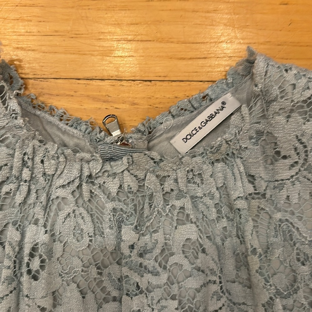 Dolce & Gabbana Girls Lace Dress 4Y
